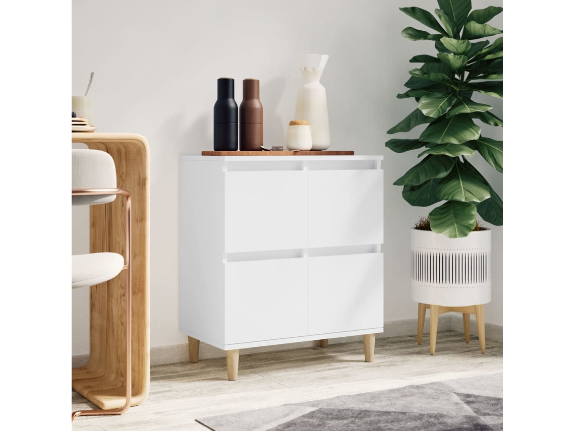 Vidaxl Aparador 60x35x70 Cm Derivados De Madeira Branco