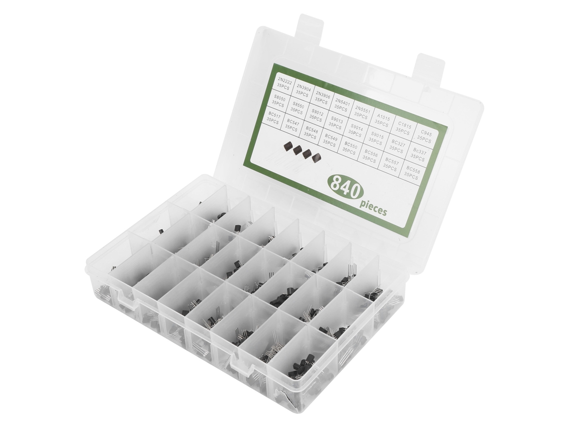 Kit De Transistores De Potência 840 Peças: Componentes De Controle Industrial To-92