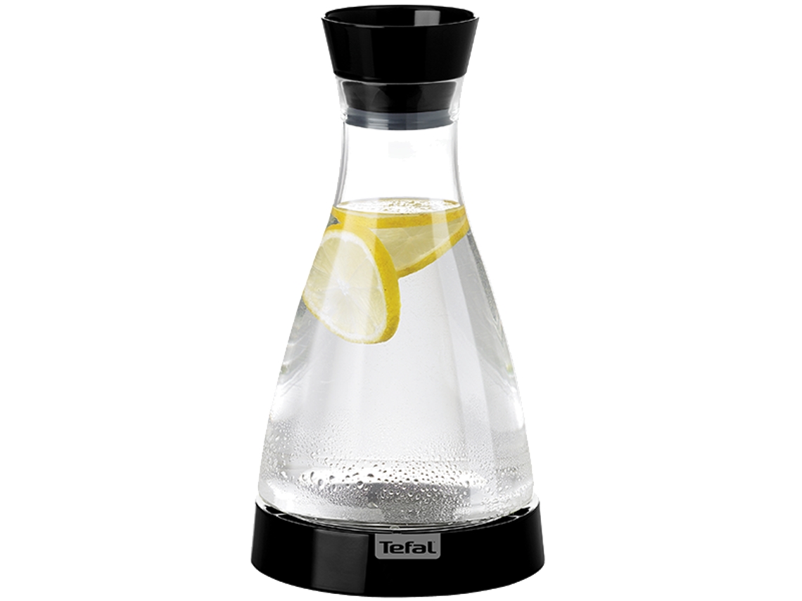 Garrafa Refrig. Flow Slim Plástico 1L Tefal Preta - K3057112