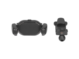 Mali suporte para Celular no Carro Mini com Design Roller e Rotação 360° para Telas de 4 a 6.5 Polegadas Preto