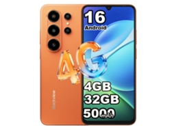 Smartphone Blackview Wave 10c 6.88" 4gb 128gb Android 16 5000mah 4g Laranja