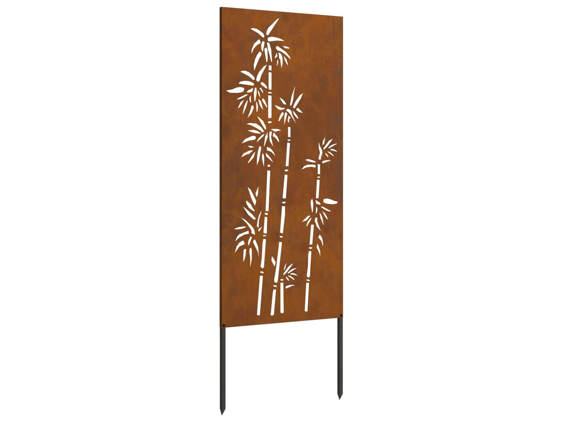 Maison Exclusive - Tela De Privacidade Para Jardim Ferro Enferrujado 50 X 140 Cm