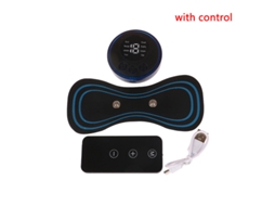 Mini Massageador Eltrico Porttil Recarregvel Com Controle Remoto Para Pescoo, Cervical, Costas, Braos, Pernas E Corpo 03741-tuotuo
