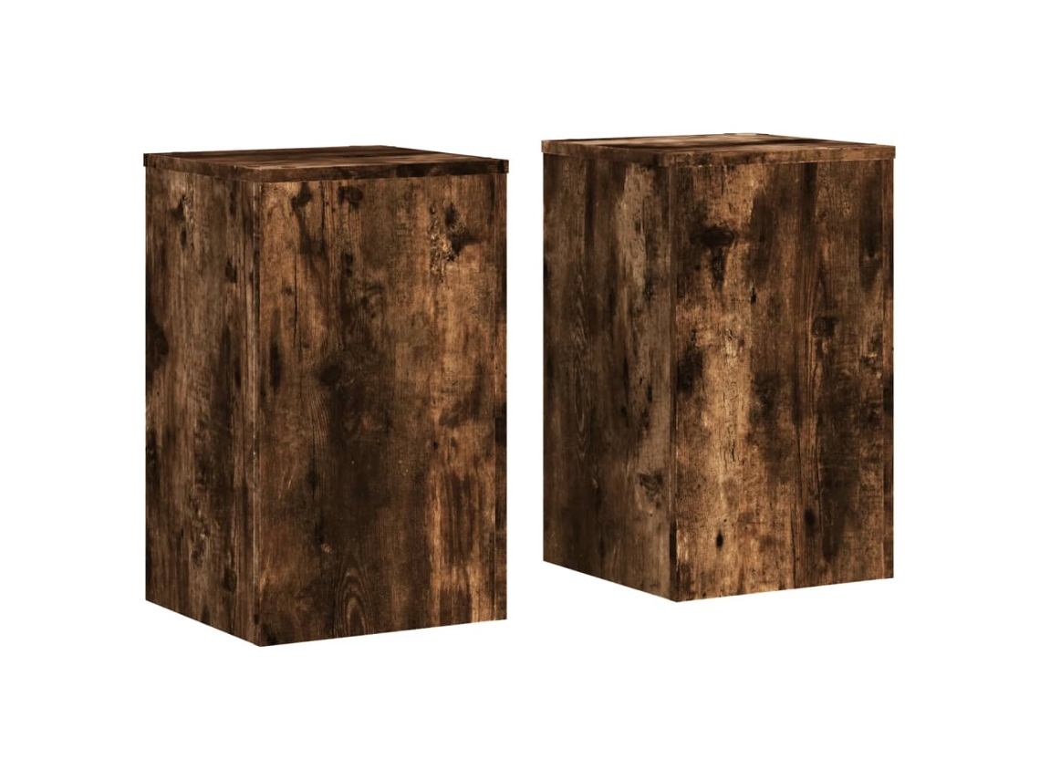 Plant Stand, Plant Stands Vidaxl Marrom Madeira Processada (30 X 30 X 50 Cm)