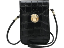 Lurelia Bolsa Impermeável Para Telemóvel Em Pu/metal, Transversal, Cor Dourado