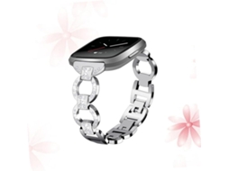 Pulseira De Aço Inoxidável Com Corrente Diamantes Para Relógio