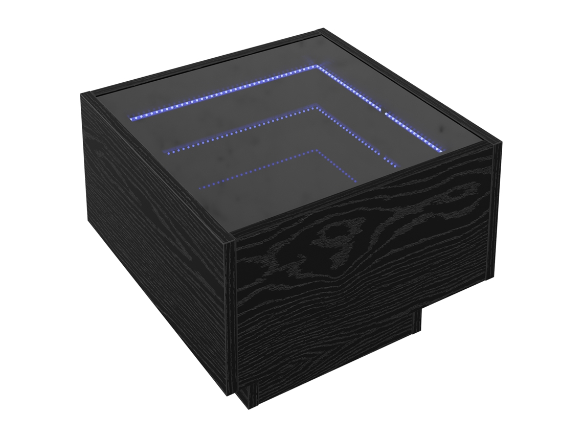 Conjunto 1 Mesa De Centro Vidaxl Preto Derivados De Madeira (40 X 40 X 30 Cm)