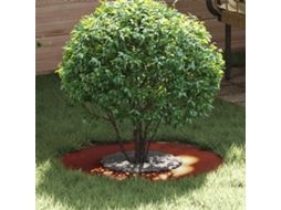 Vidaxl Adequado Para Anel De Árvore Plano Castanho Ø30 / 60 Cm