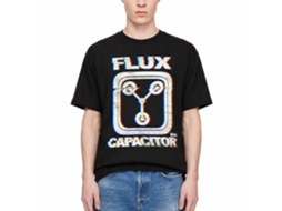Rockinstone Back To The Future Movie Flux Black Adult T-shirt Size:xxl