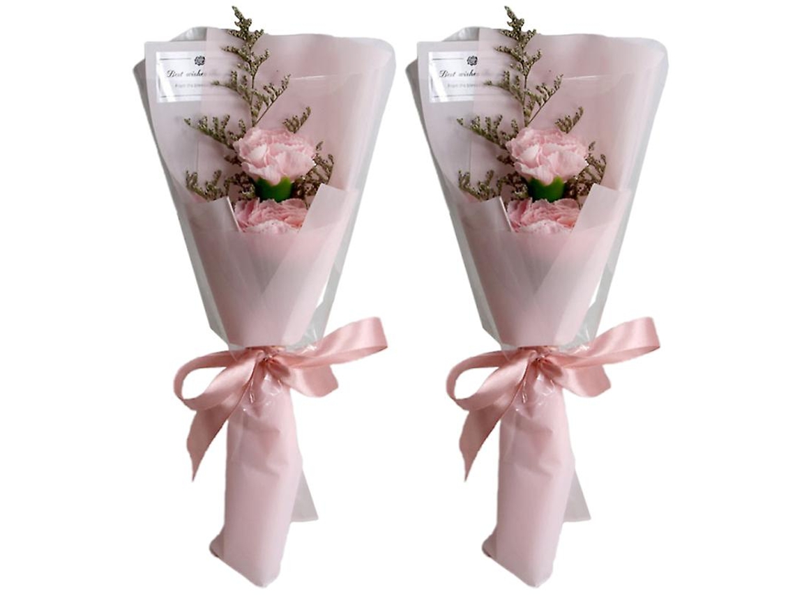 2 Unidades de Flor de Sabão Rosa ALLINLESS