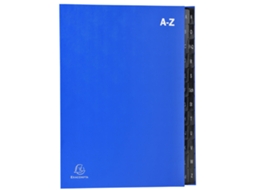 Pasta de Mesa EXACOMPTA Din A4 A-Z 24 Compartimentos Azul