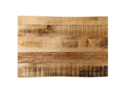 Vidaxl Tampo De Mesa C/ Borda Viva 50x40x3,8cm Mangueira Áspera Maciça