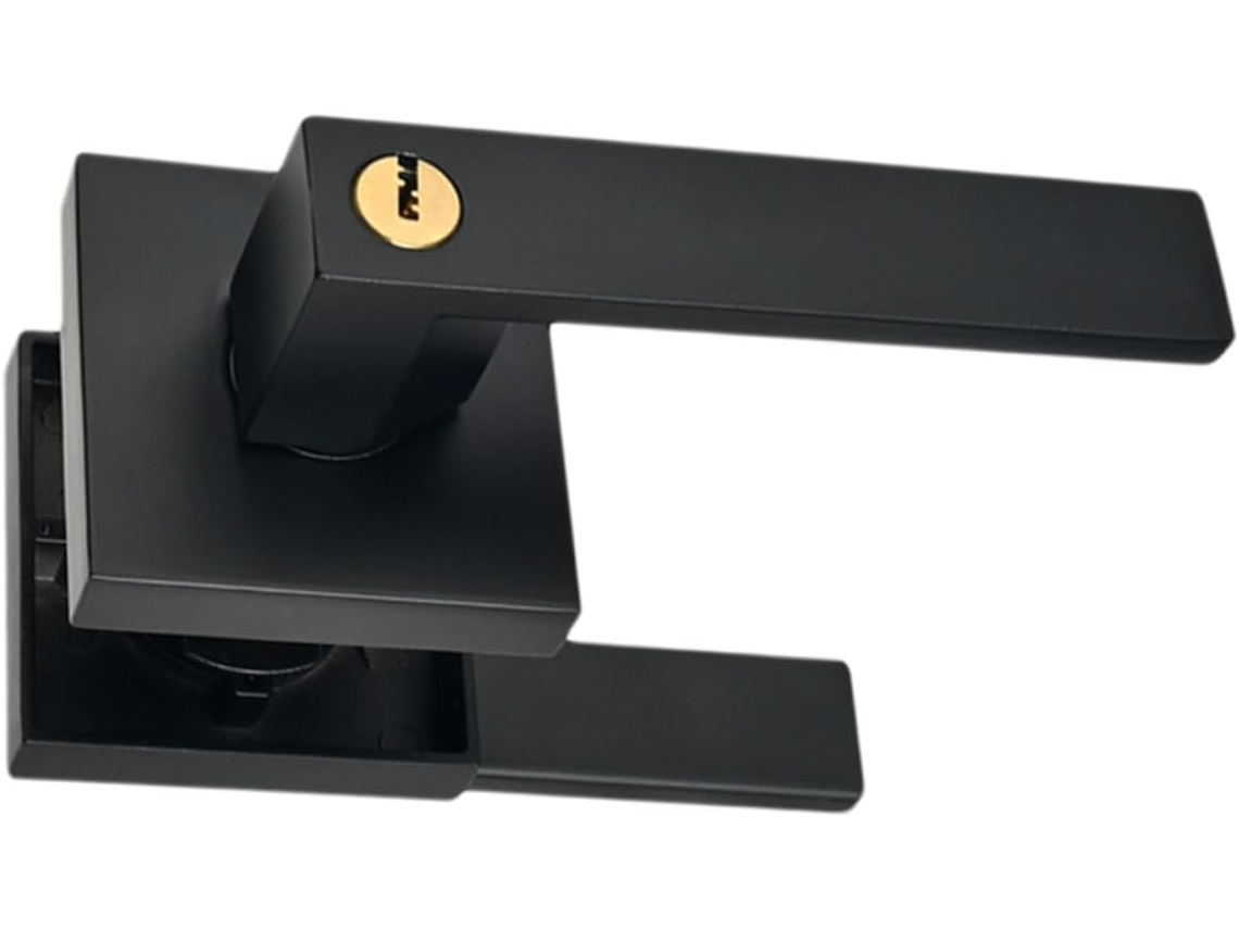 Tehaux 1-conjunto De Maçaneta Porta Em Liga Alumínio Com Fechadura, Resistente, Com Rotação Suave E Elegante