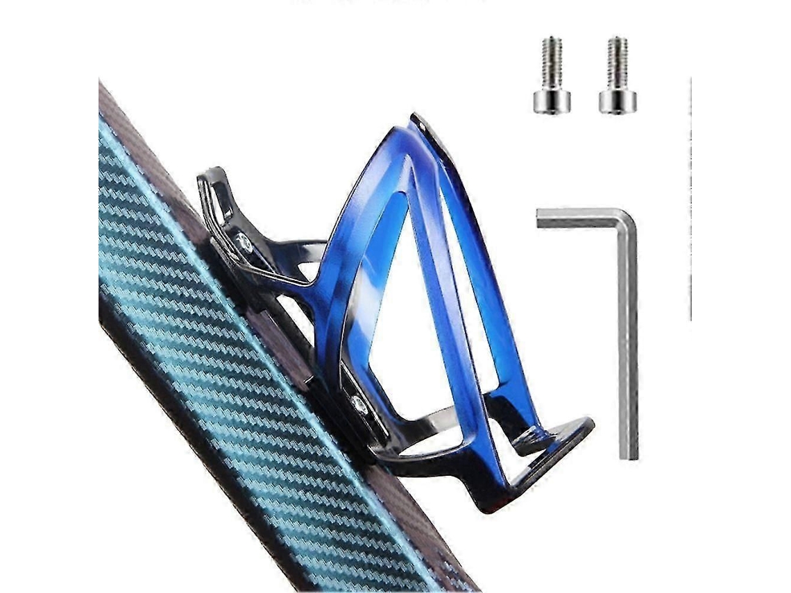 Suporte Para Garrafa De Água Para Bicicleta Em Degradê Preto E Azul, Acessórios De Ciclismo Em Policarbonato Bicolor