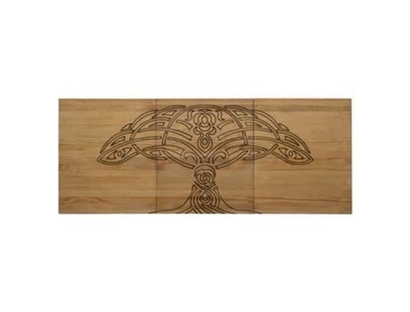 Cabeceira de Cama BOX FURNITURE (150 x 3.6 cm - Madeira e Aço - Cinzento)