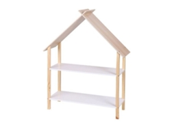 Biblioteca DREAM 2 Prateleiras Madeira Branco S/MARCA