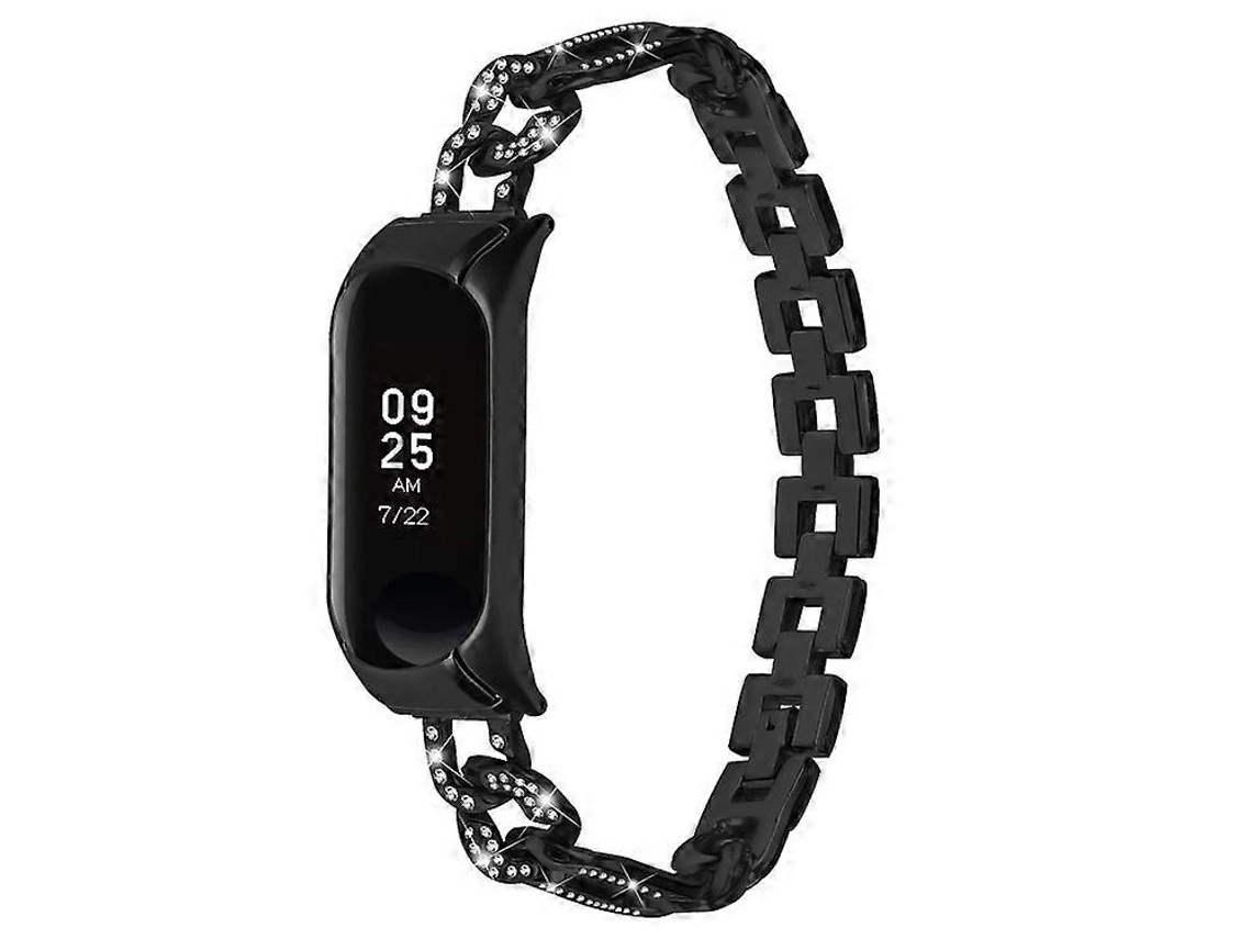 Pulseira De Substituição Para Relógio Inteligente Xiaomi Smart Band 8 Com Decoração De Strass Em Metal. Olysi Shop