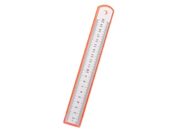 Régua Dpofirs Em Aço Inoxidável, Reta De Metal 30 Cm (12 Polegadas)
