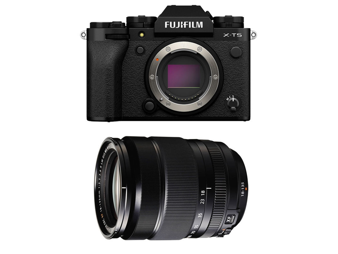 X t5 Preta + 18 135mm FUJIFILM