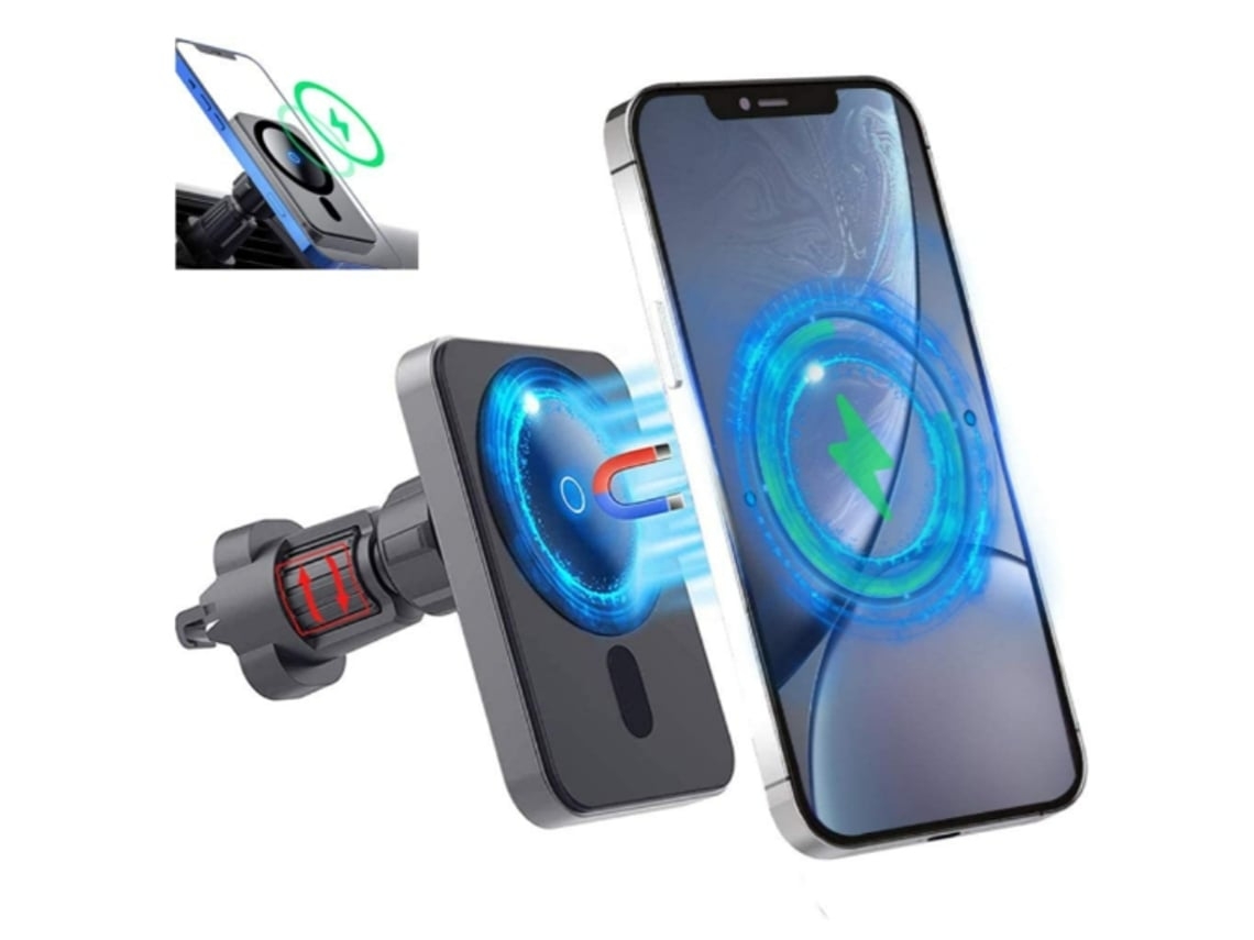 Suporte Sem Montagem Carro Rotação Ímã Forte Carregamento Para Apple Lalamoli Preto