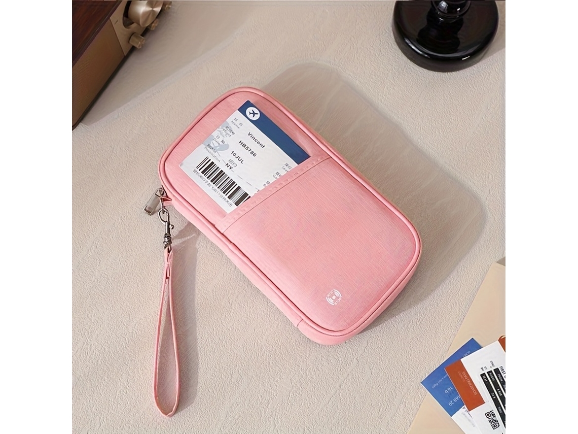 Porta-passaporte Feminino, Organizador De Viagem Rfid Para Documentos, Carteira Para Passaporte E Porta