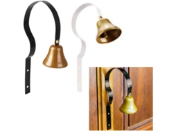 Richvibe Campainha De Parede Retrô Casa E Comércio, Estrutura Metálica, Estética Vintage, Toque Potente, Preta Ou