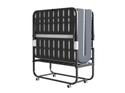 Cama Dobrável 190x96cm C/ Colchão 9,5cm, Viscoelástica, Hóspedes. Ge