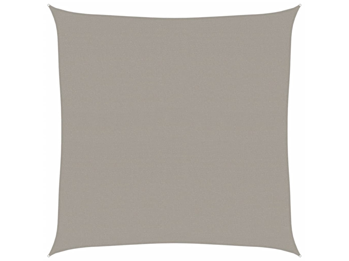 Maison Exclusive - Para-sol Estilo Vela Quadrado 160 G/m² 5x5 M Pead Cinza-claro