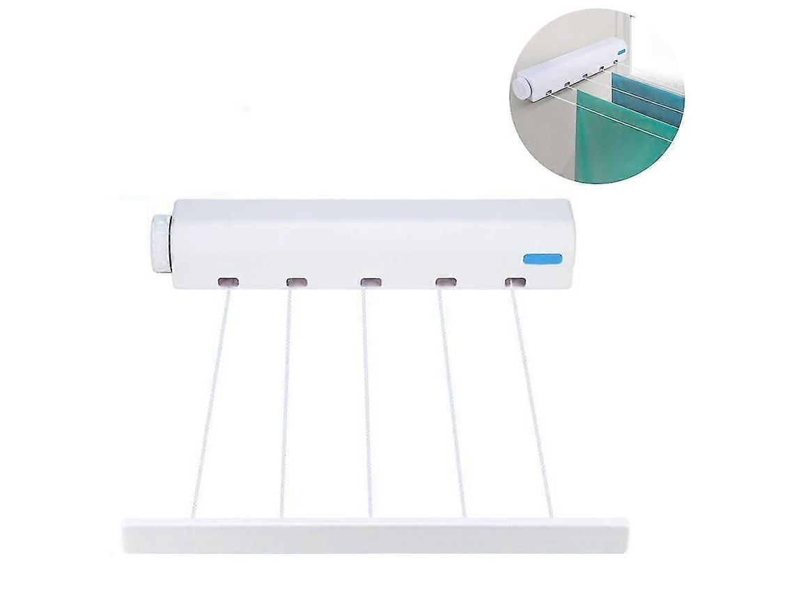 Varal Retrátil Com 5 Linhas Para Interior E Exterior