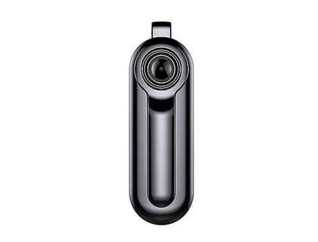 Mini gravador de voz portátil Bestvite de 256 GB com clipe de cinto e câmera espiã oculta (preta)