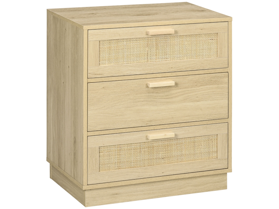 Cómoda rattan com 3 gavetas DECORALAR TECH