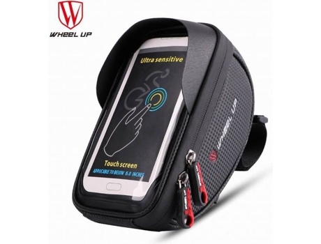 Bolsa para quadro de bicicleta para smartphone - MIOLOE - à prova dágua - tela sensível ao toque - viseira solar MIOLOE