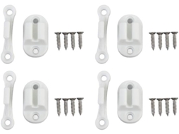 Conjunto De 4 Pares Presilhas Nylon Para Portas Trailers, Barcos, Caravanas, Carros E Iates