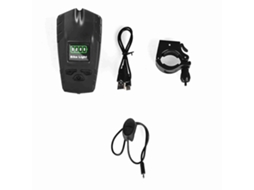 Luz Traseira Inteligente para Bicicleta, Recarregável, USB, 6 Modos, Sensor de Freio, MTB e Estrada S/MARCA