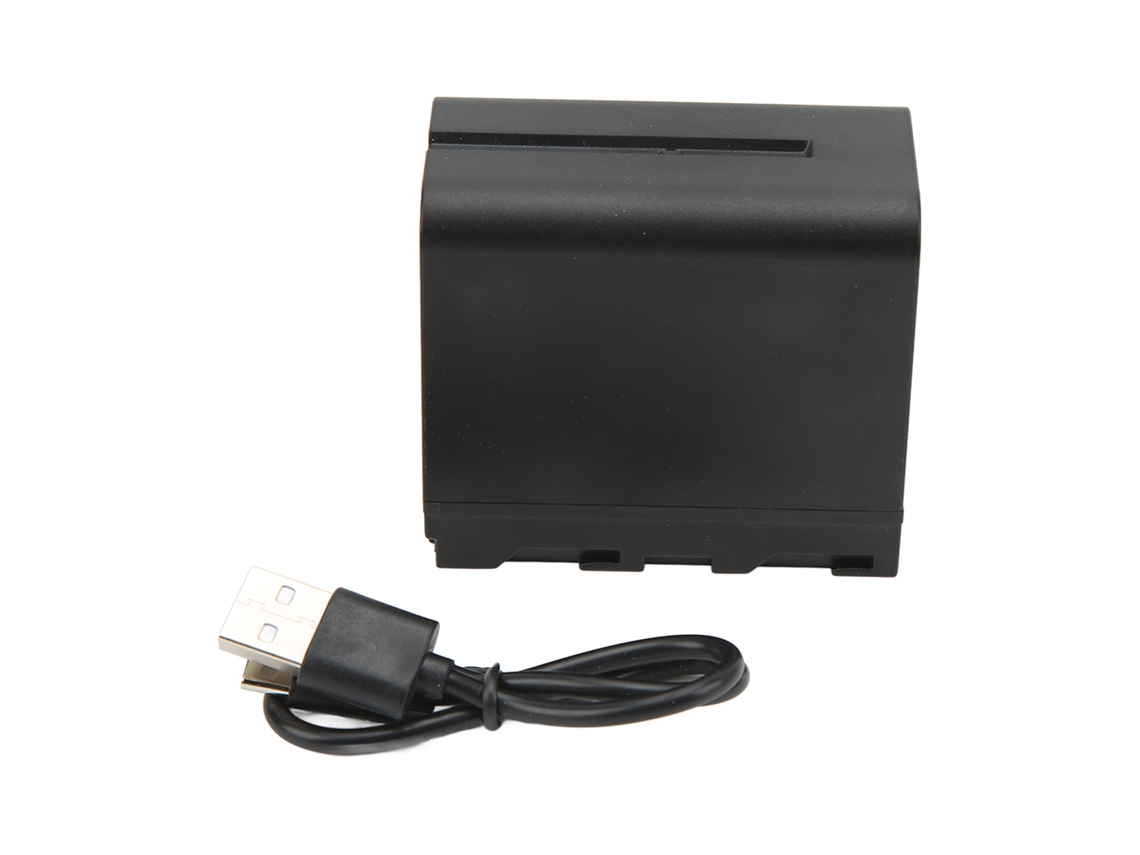 2026 bateria de Lítio Np F970 6600mah Carga Rápida de Doble Interfaz para Lâmpada Fotográfica Portátil