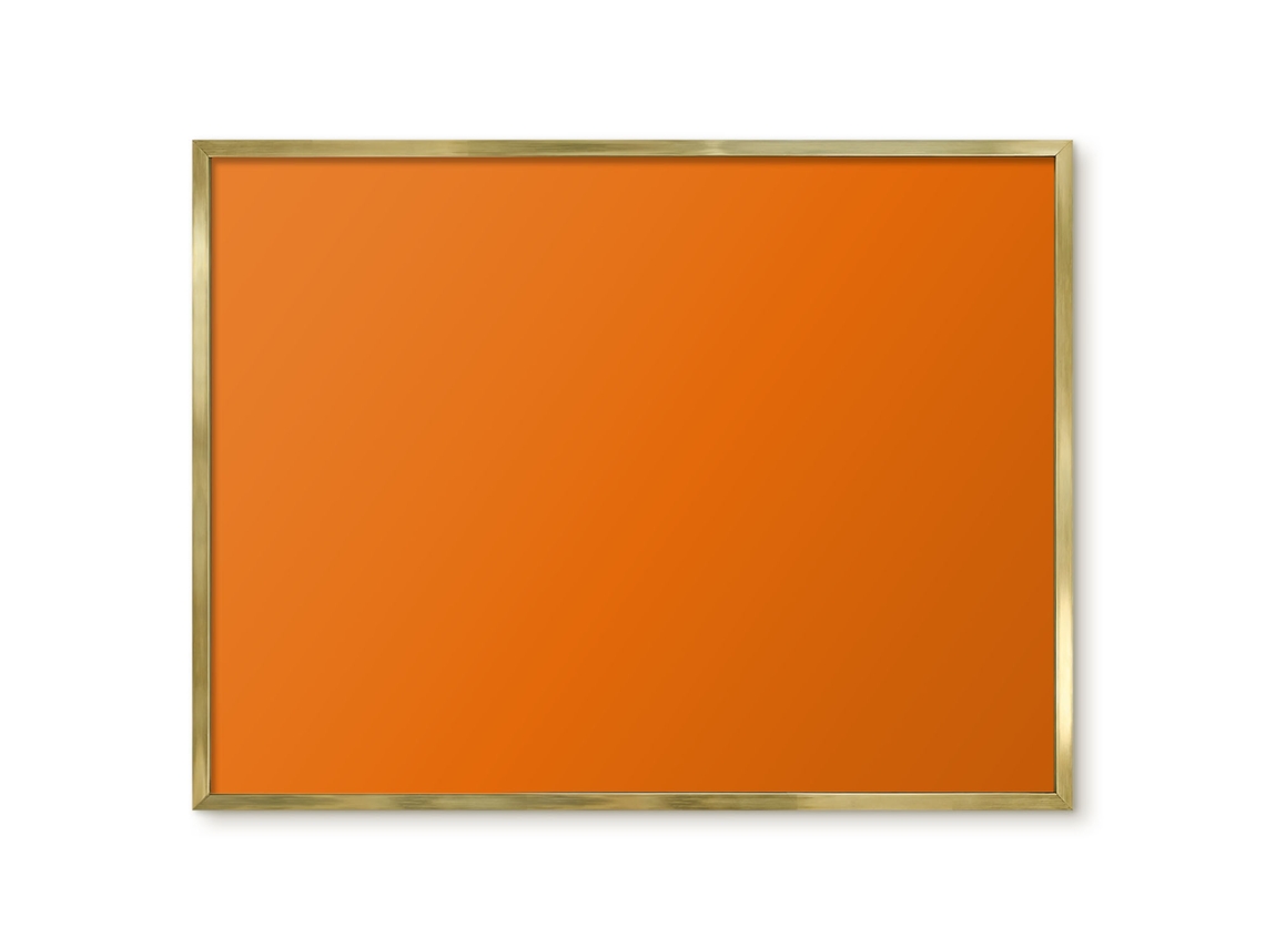 Quadro magnético vintage amarelo para sala de estar Espelharte (80x60 cm)