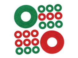 Conjunto De 40 Clipes Redondos Para Terminais De Bateria Com Design Multifuncional Para Diversas Aplicações.