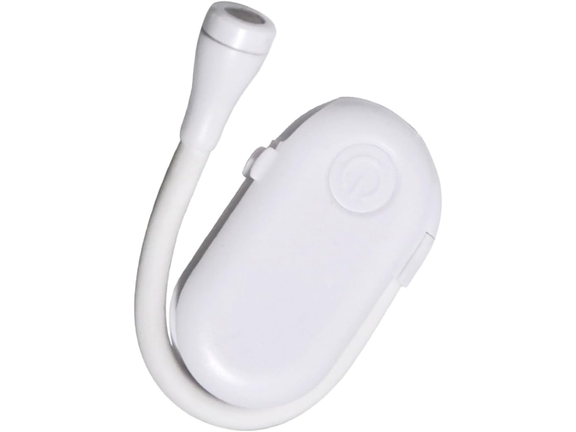 Luminária De Leitura, Usb, Com Recarga, Clipe De Fixação, Compacta