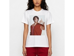 Rockinstone Bill And Ted Hang Ten White Adult T-shirt Size:m