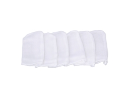 Mali 6 Pcs Escova de Dedo para Bebê Gaze de Algodão Soft Limpeza Dentes Língua Gengivas