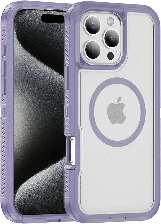 (roxo, Iphone 13) Capa Magnética Resistente E À Prova De Choque Para Celular, Capa Protetora À Prova De Quedas.