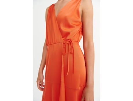 Vestido CYRANA Midi Mia Summer para Mulher (L - Laranja)