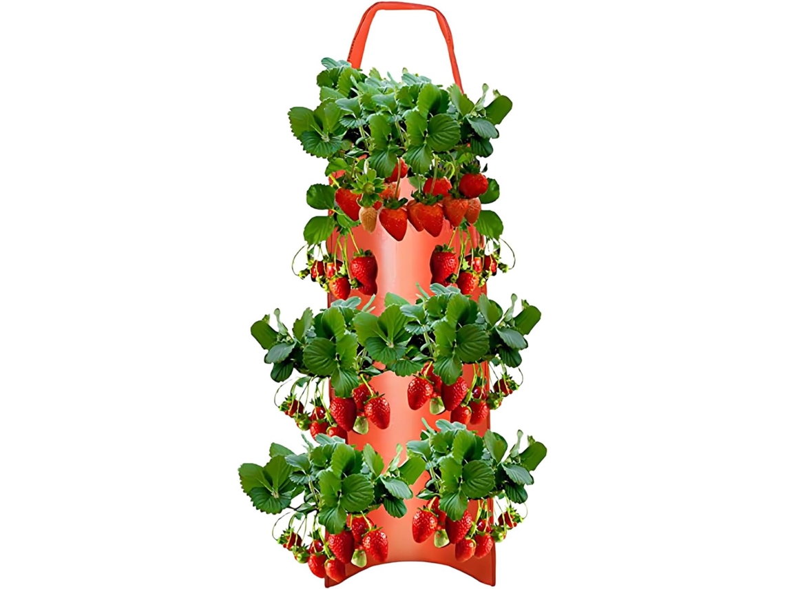 Necessaires Suspensas, Vasos para Cultivo de Morangos, Tomates, Pimentas, Flores, Jardim, Varanda, Terraço CHABERLU