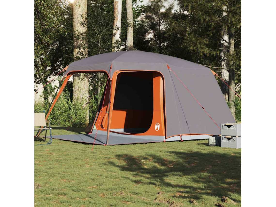 Tenda De Camping Com Varanda Em Cúpula 5 Pessoas Impermeável