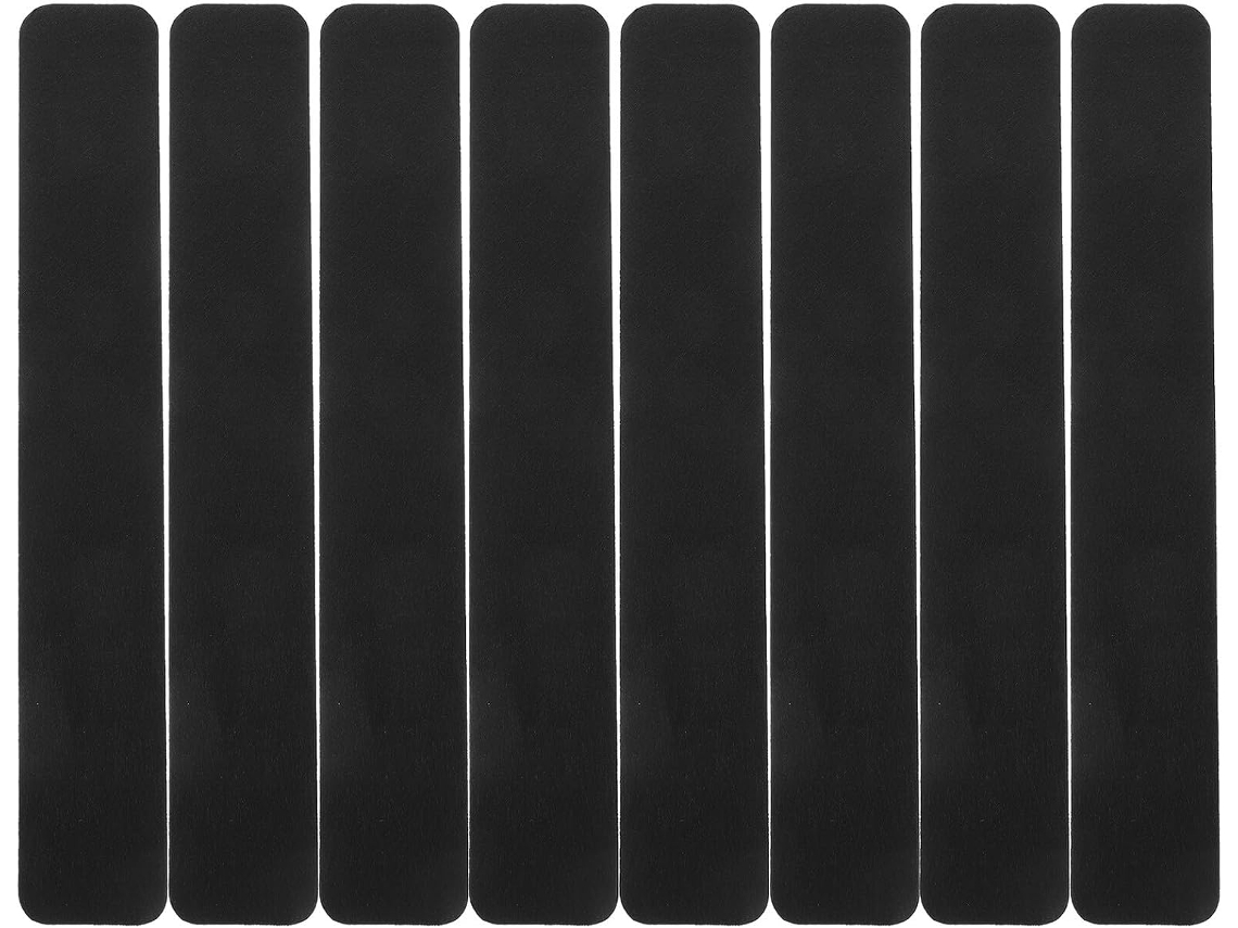 Lurrose 8 tiras de feltro marrom para quadros de avisos, proteção de paredes e fixação de tachas, ideal para mesas e salas.