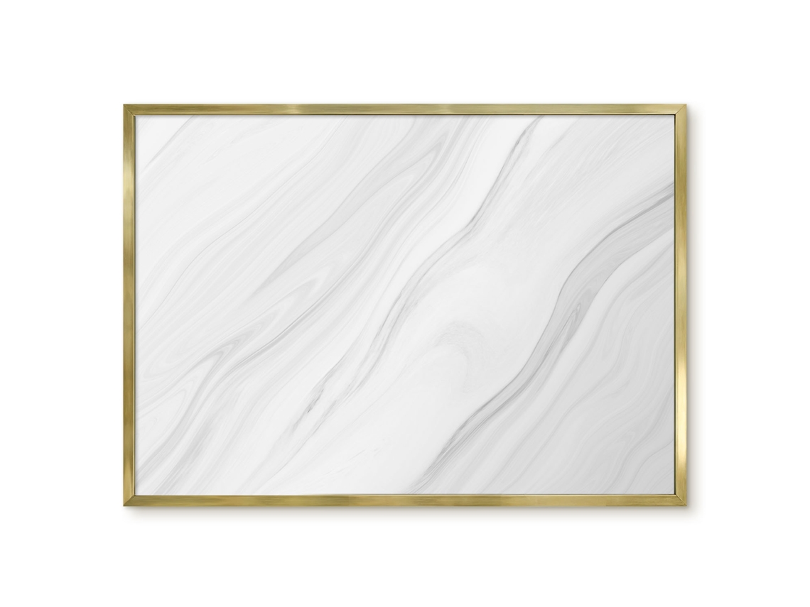 Magnetic Glass Board Wooden Texture For The Hall Espelharte (70x50 Cm)