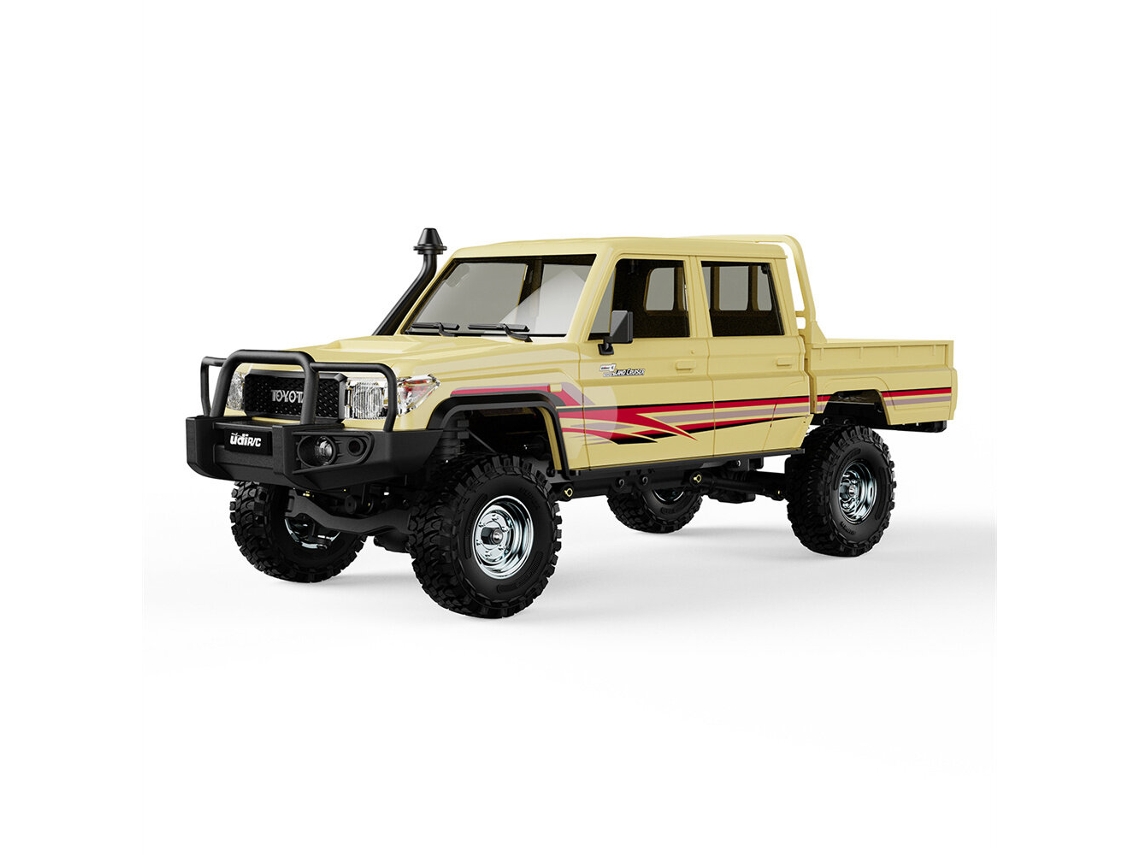 Pretoudirc Ucx1801 Pro Rtr 1/18 2.4g 4wd Brushless Foc Toyota Lc79 Rock Crawler Luz Led 2 Vel Câmbio Reverso Amortecedores Óleo Brinquedo MDUG