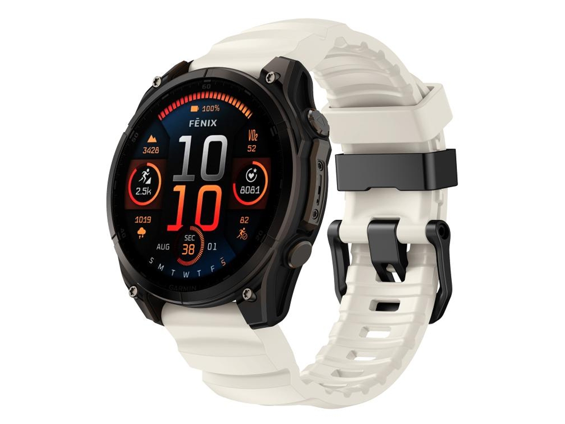 Bracelete Para Garmin (22mm) - Silicone Esportivo - Wild Trail Starlight