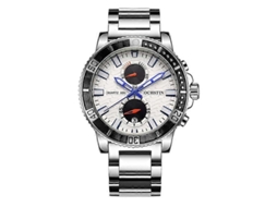 Relógio Masculino Multifuncional Quartz Ochstin 7250 Com Pulseira De Aço.