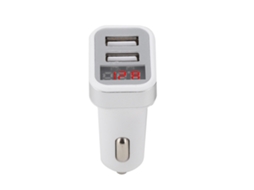 Carregador de Carro EOOCOO (display Led, Carregamento Usb Duplo)
